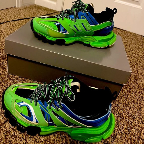 ❗️AUTHENTIC❗️Balenciaga Track Sneaker 'Blue Green’. - Picture 3 of 6